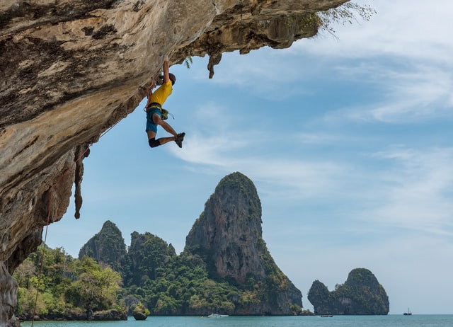 Rock climbing